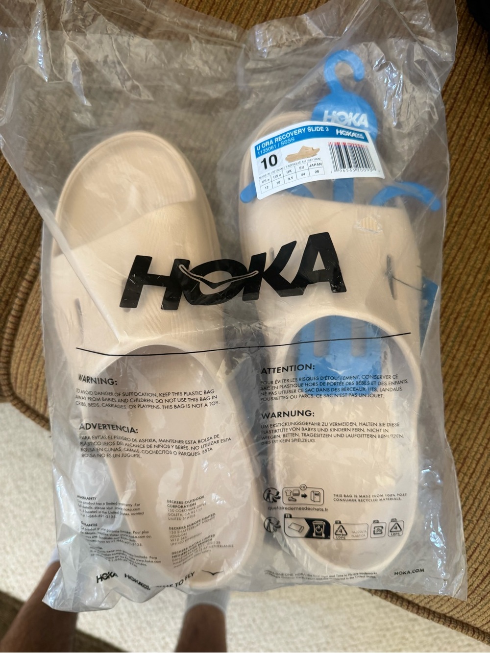 Product Packaging - Shoes- HOKA SANDALS